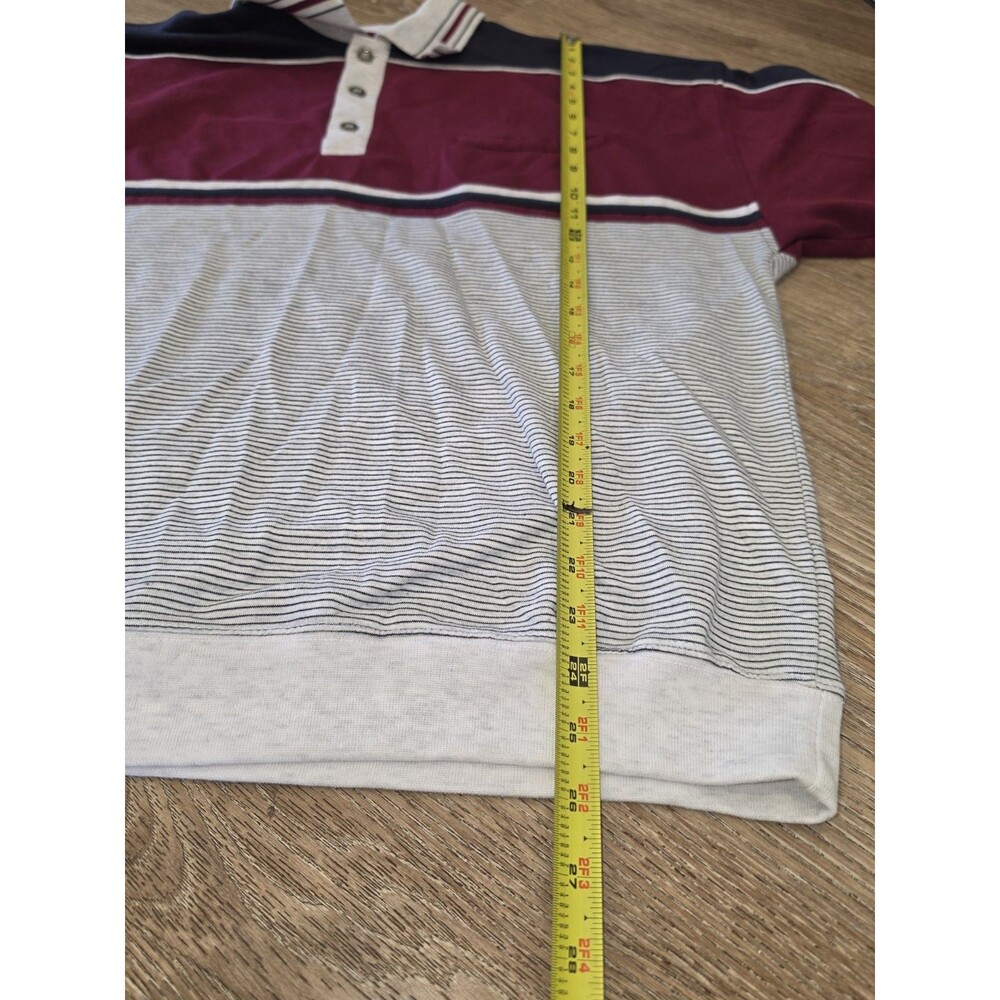 David Taylor Men's Striped Golf Polo Shirt Size 2XL - Picture 5 of 5